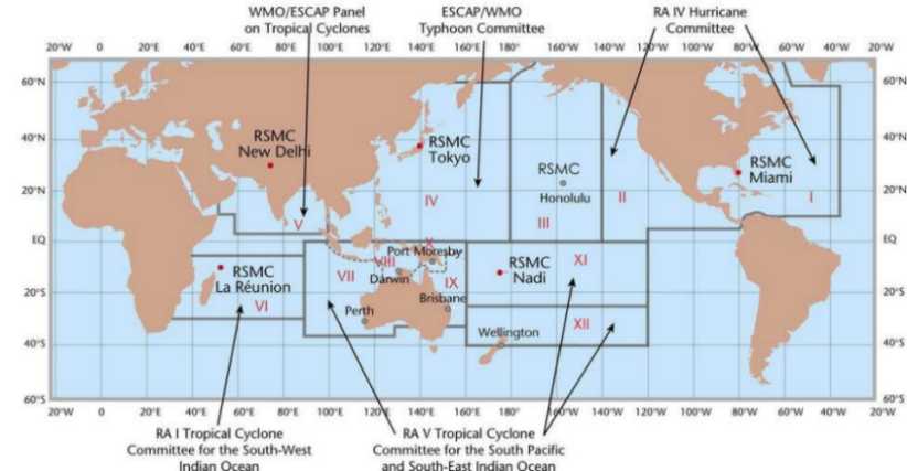 Résultat de recherche d'images pour "carte des zones cyclonique"